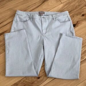 Chico's Soft Blue/Gray Ankle Jeans 2.5 / 14